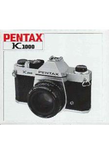 Pentax K 1000 manual. Camera Instructions.